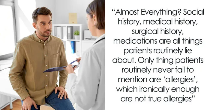 Bemused Doctors Expose The Things People Most Commonly Lie To Them About (62 Examples)