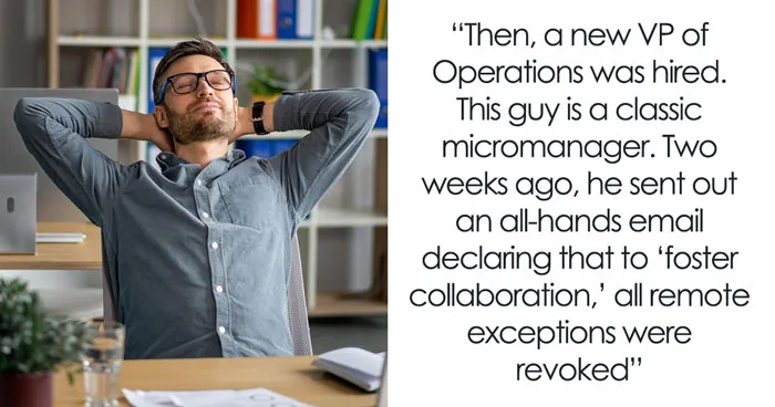 Boss Expects Employee At HQ After Six Years Remote, He Shows That His Home Office Was Approved By HR