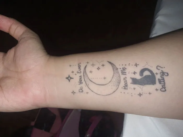 Not The Same But Similar, I Have This Tattoo For My Best Friend Of 15 Years That Lost For Cancer