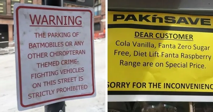 97 Funny Signs People Found In The Wild And Had To Photograph