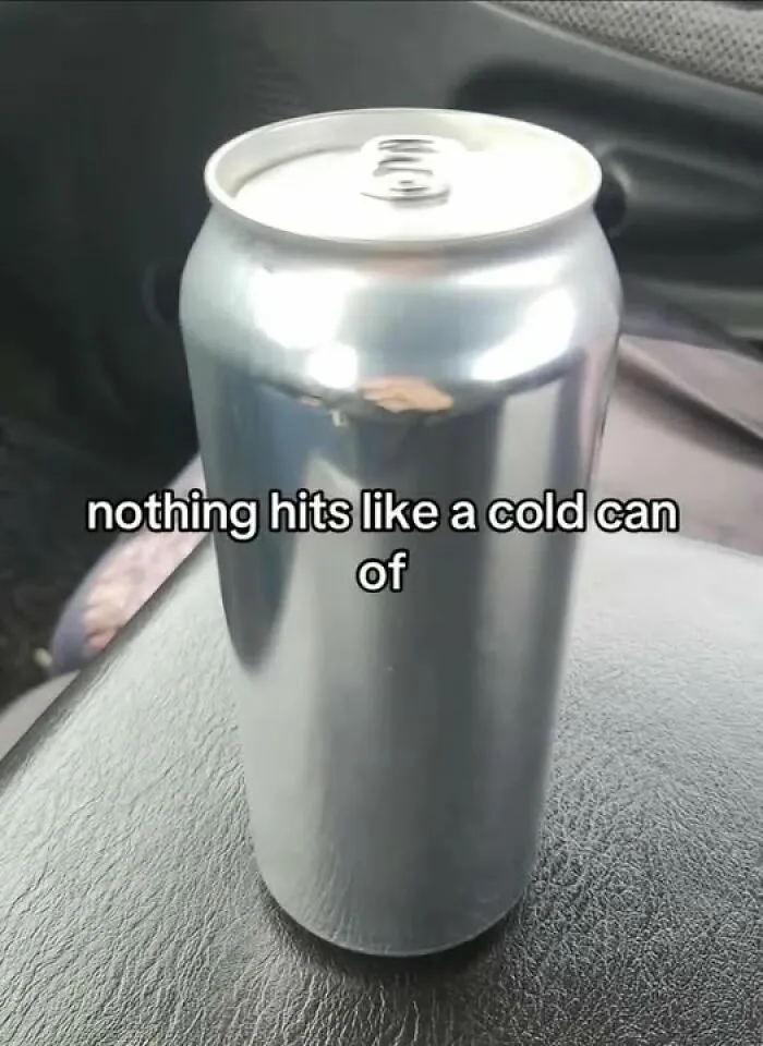 Blank silver can with no label in cursed images collection