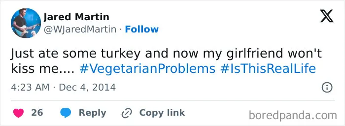 65 Funny Vegetarian Tweets For Those Who Are Tired Of Explaining Their Diet For The 100th Time