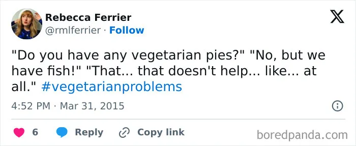 65 Funny Vegetarian Tweets For Those Who Are Tired Of Explaining Their Diet For The 100th Time