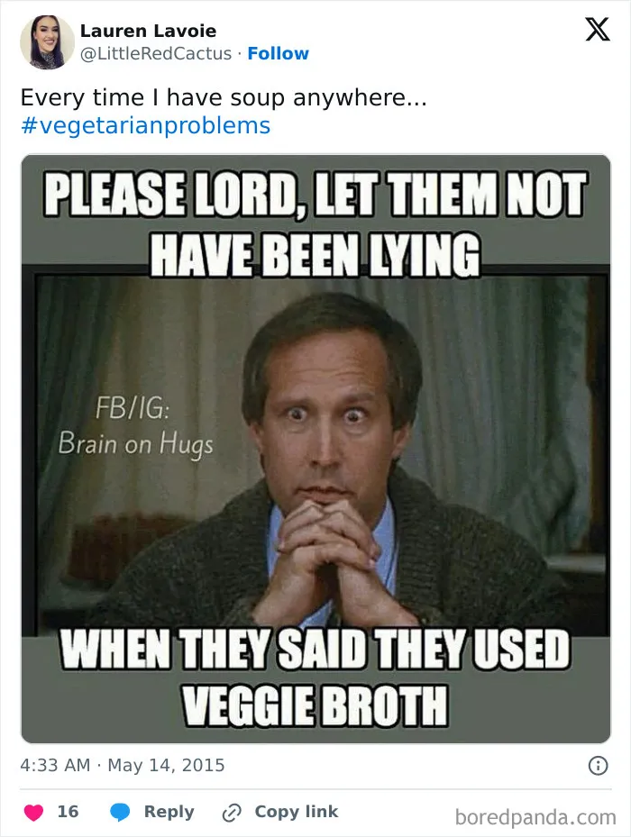 65 Funny Vegetarian Tweets For Those Who Are Tired Of Explaining Their Diet For The 100th Time