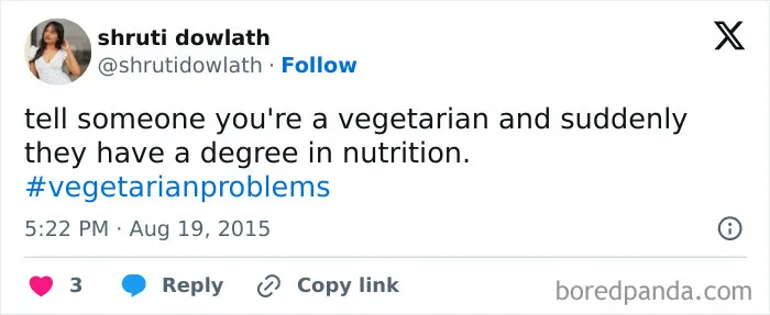 65 Funny Vegetarian Tweets For Those Who Are Tired Of Explaining Their Diet For The 100th Time