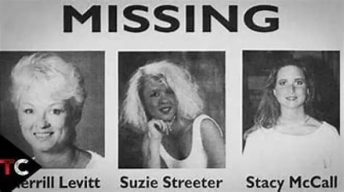 A vintage missing poster displaying three women, representative of creepy mysteries from around the web.