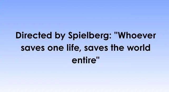 Jeopardy movie questions clue about 1990s best picture by tagline with Spielberg film quote on blue background