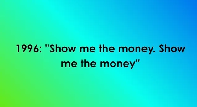 Jeopardy shouted movie quotes trivia clue from 1996