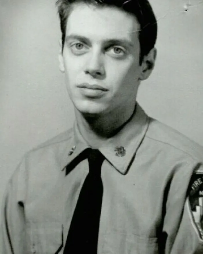 Young Steve Buscemi Working As A Firefighter, Early 1980s