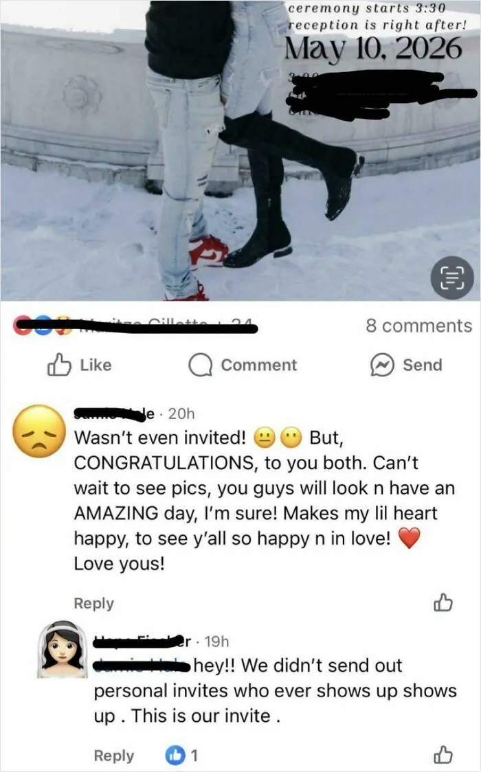 No Actual Invites. What Could Go Wrong