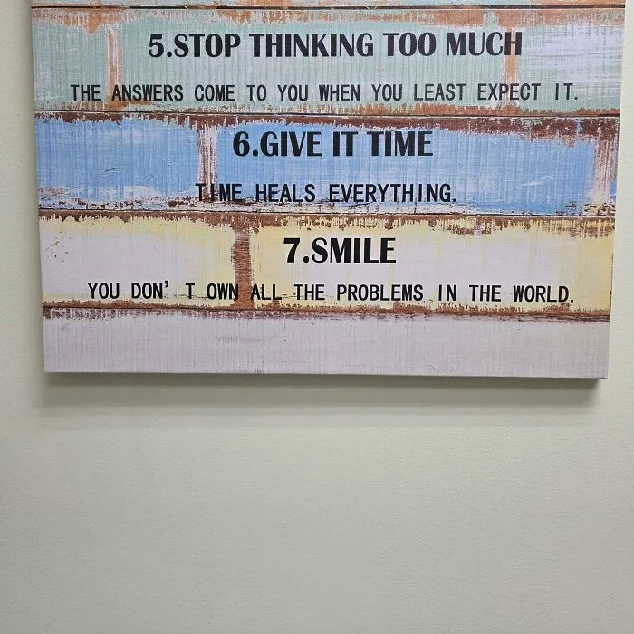 Spelling mistake on motivational poster showing how bad letter spacing changes meaning