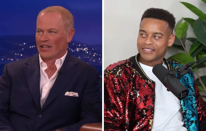 Neal McDonough and Robert Ri'chard in a side-by-side photo of celebrity lookalikes