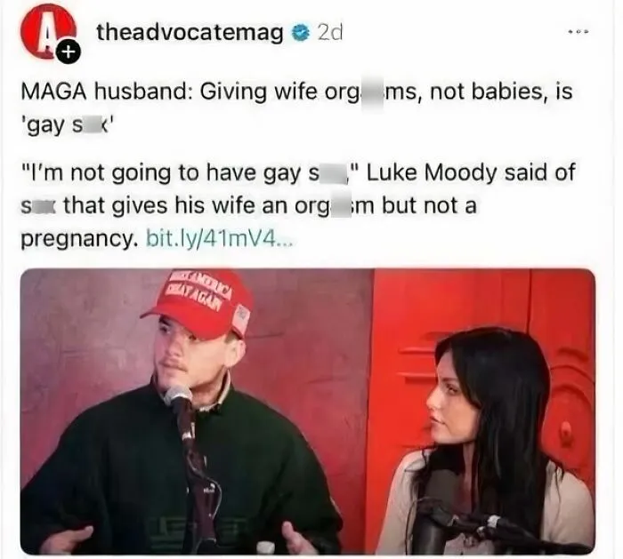 Controversial MAGA husband comments on sex and pregnancy in America