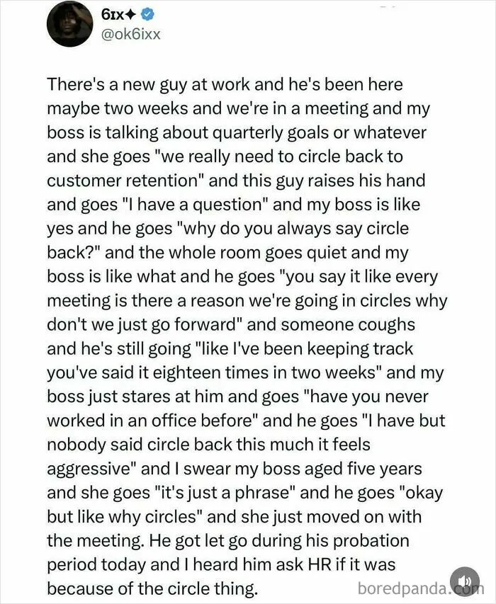 Let Me Circle Back