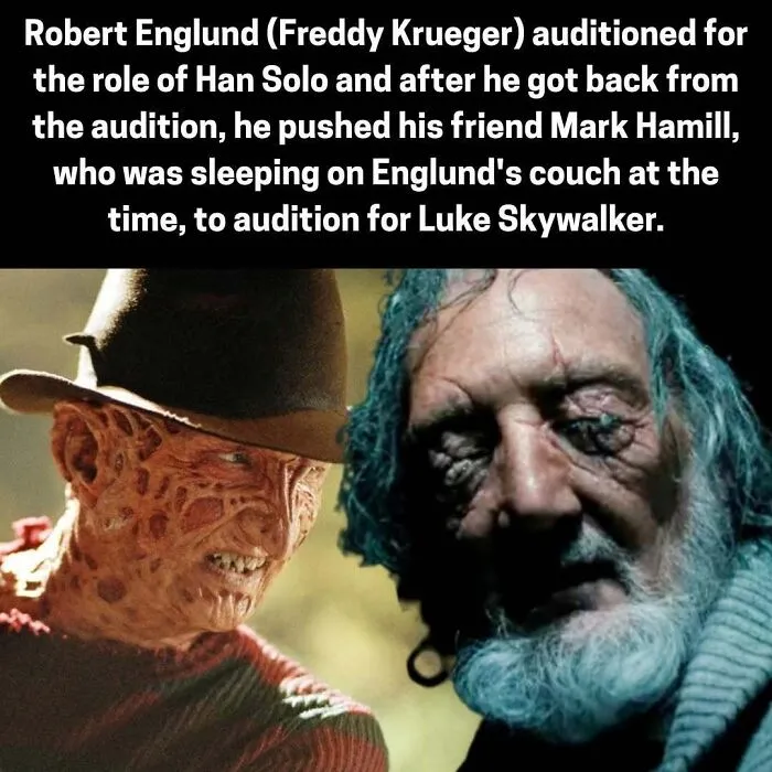 Robert Englund auditioning for Han Solo role, Star Wars casting trivia