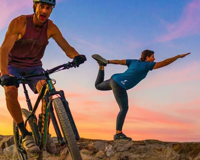 I Was Taking Yoga Sunset Shots And Got Photo Bombed Hard