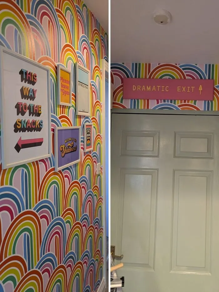 Finally Finished My Crazy Colourful Hallway And I'm So In Love With It!