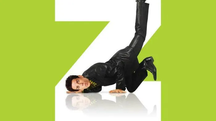 Ben Stiller posing for the Zoolander poster, one of the iconic movies that happened in 2001.