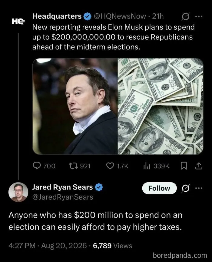 Elon Musk plans to spend $200 million to support Republicans in midterm elections