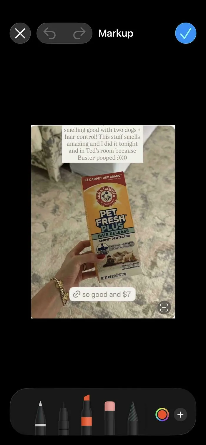 Arm and Hammer Pet Fresh Plus carpet protector held for stain and odor control