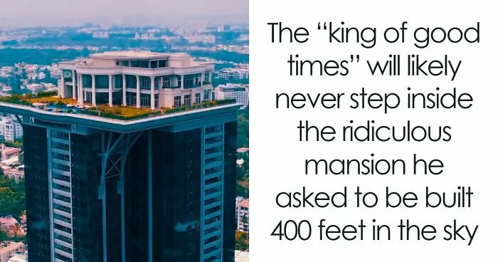 Indian Tycoon’s Rooftop Mansion Has A Pool, A Lawn And A Skyline View, But Its Owner Can’t Come Home