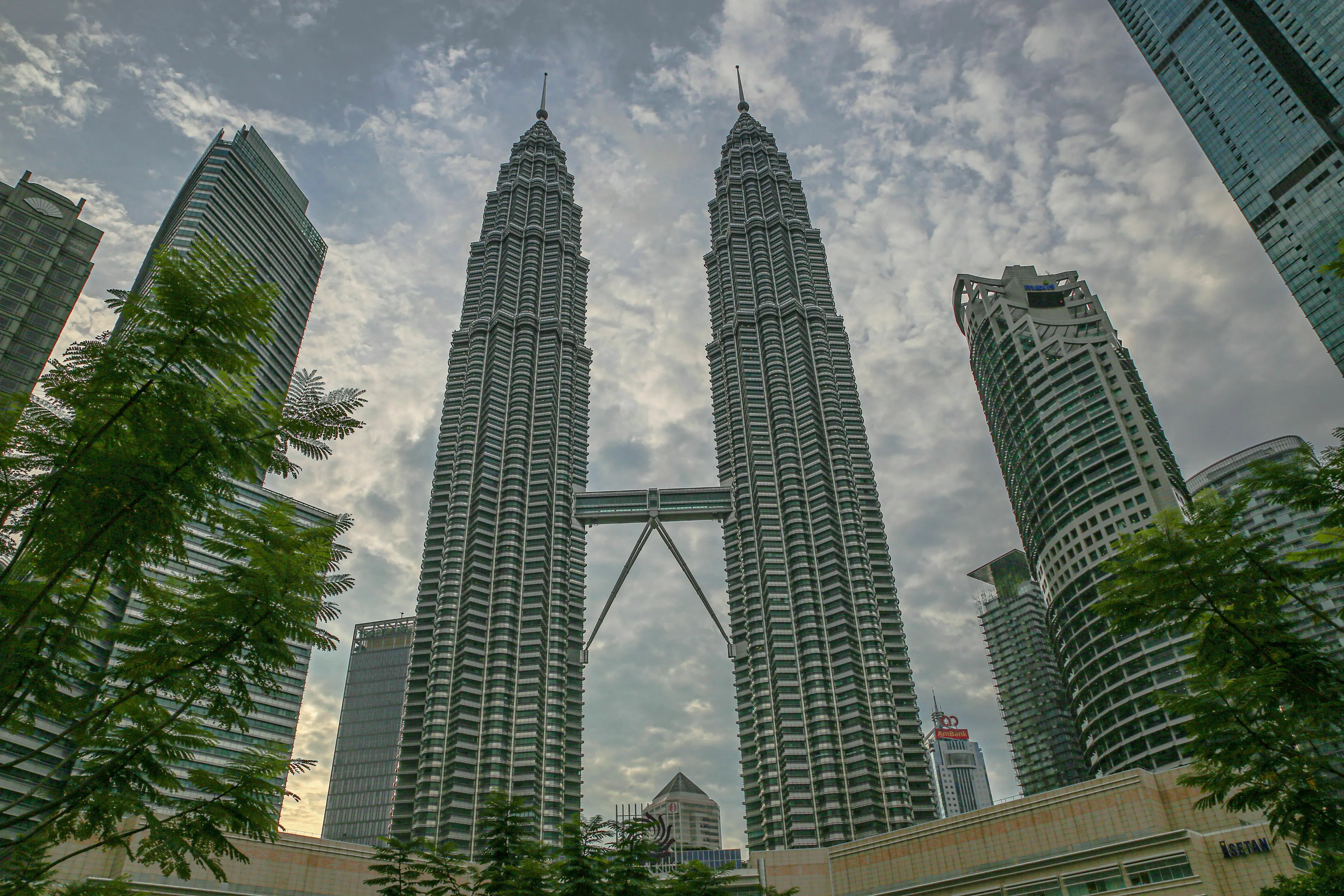 Petronas Twin Towers skyscrapers in Kuala Lumpur Malaysia capital city
