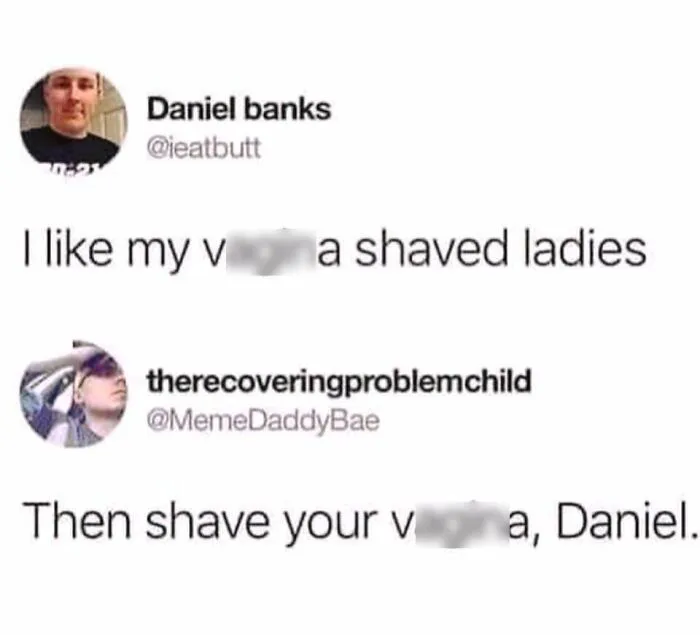 Humorous internet meme responding to wrong takes on female anatomy.