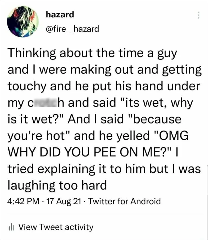 Social media screenshot highlighting one of many wrong takes on female anatomy.