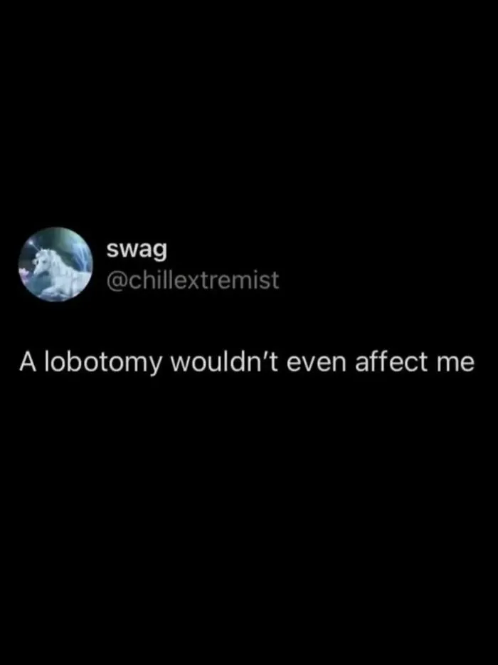 Relatable memes with a funny text post about feeling numb.
