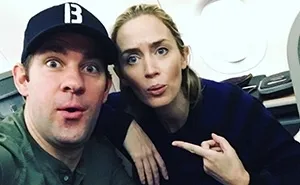 Actress Emily Blunt Roasts Men In Turtlenecks, But John Krasinski Somehow Makes Her Eat Her Words