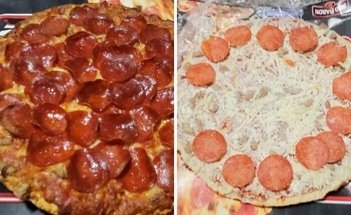 Added 75 Cents Worth Of Pepperoni To A Sad Frozen Pizza, Which Turned It Into A Completely Different Experience