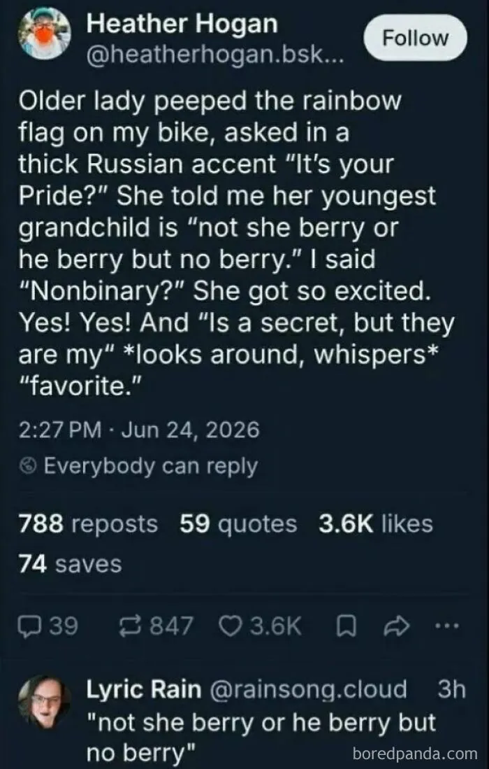 Not She Berry Or He Berry But No Berry