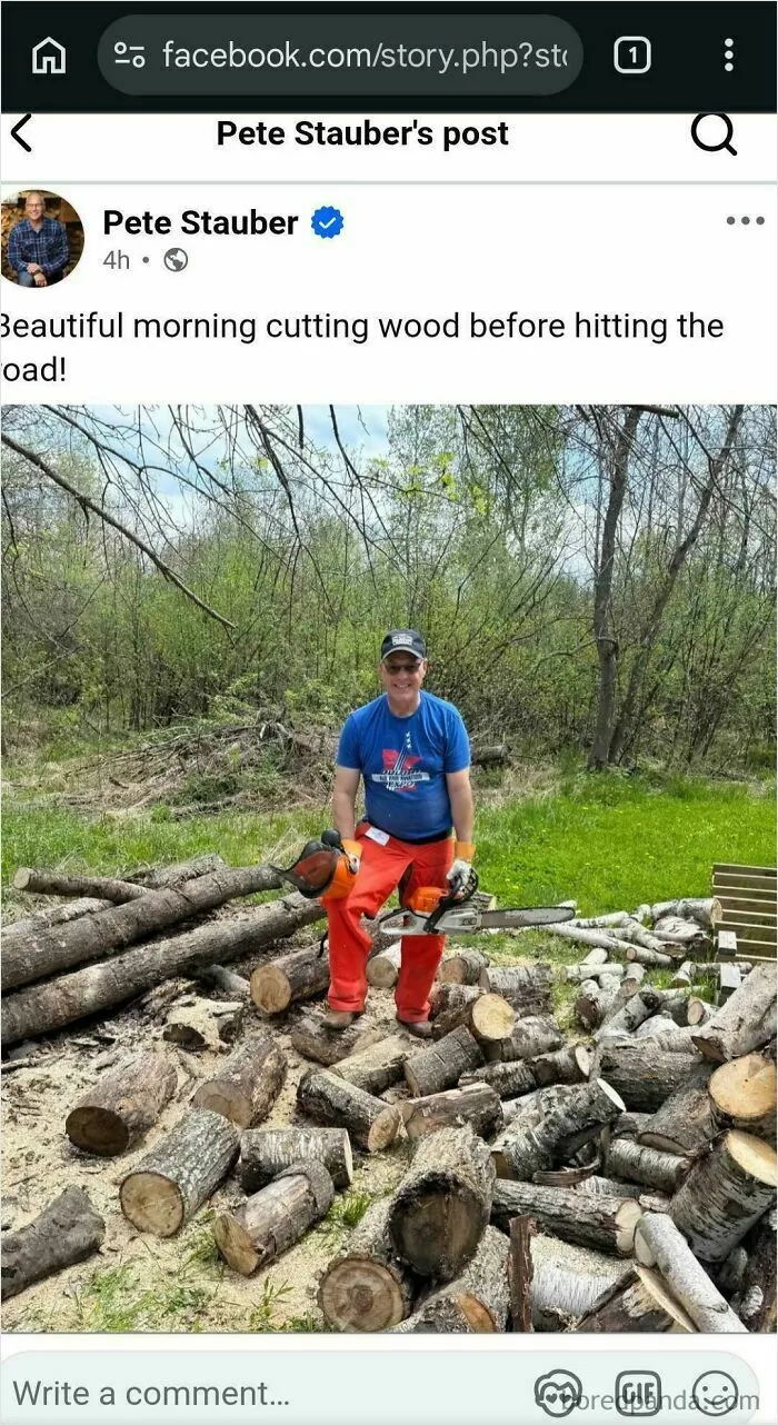 MN Congressman Pete Stauber Cosplaying As Blue-Collar Man. Not A Speck Of Sawdust Or Sweat On Him