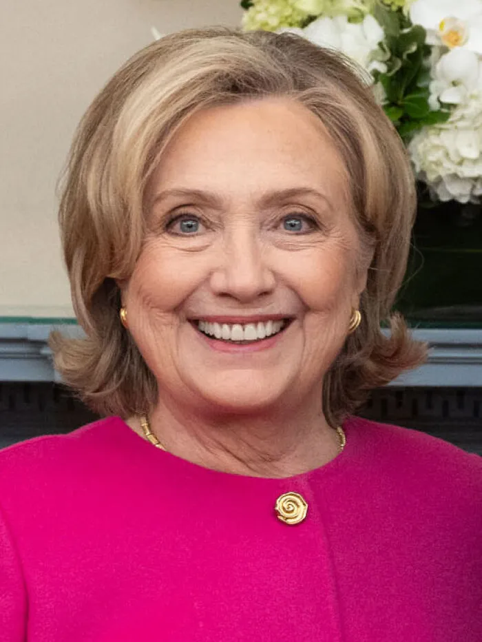 Politician Hillary Clinton, 79