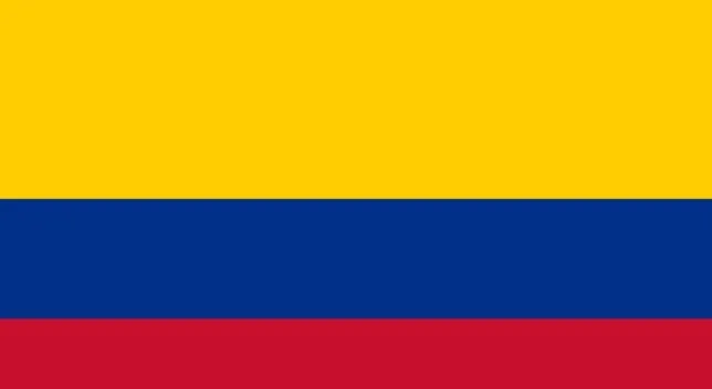National flag of Andorra with coat of arms shown for users to identify this flag without hints.