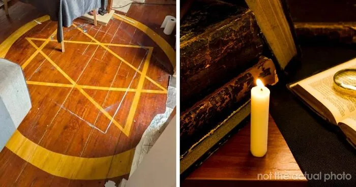 Man Finds A Strange Mark Hidden Under His Old Home’s Flooring, And Theories About Its Origins Get Dark