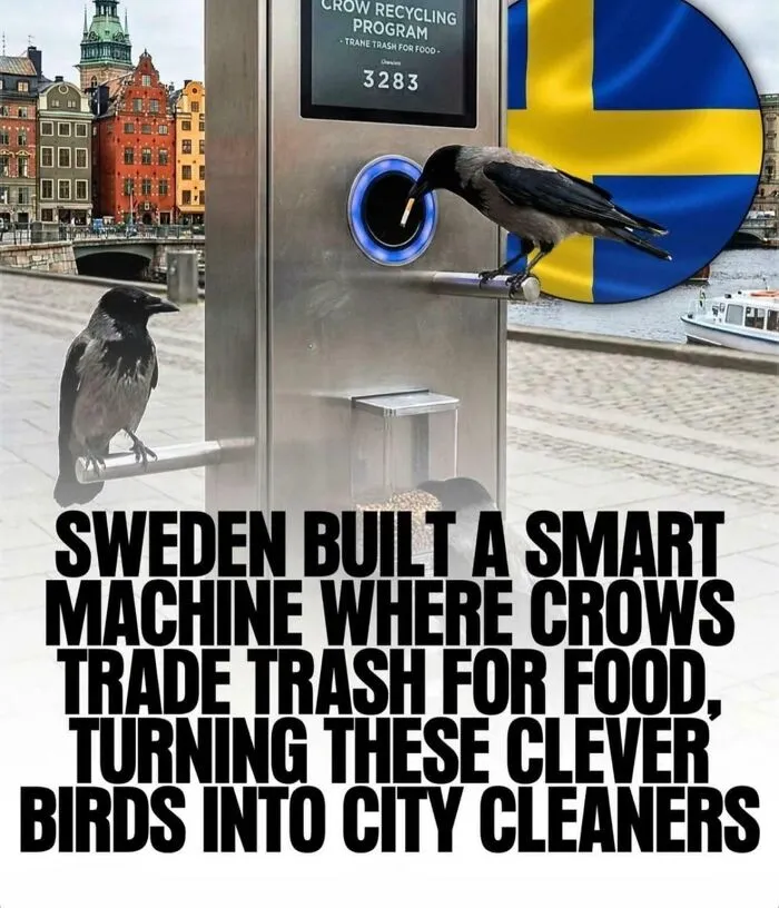 Training Crows To Pick Up Trash Is A Creative Way To Make Your City Cleaner