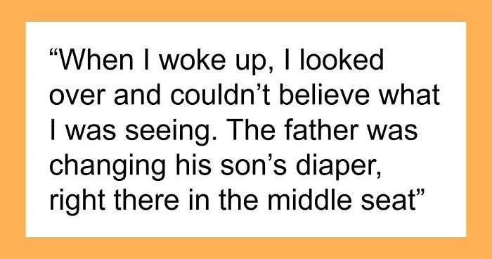 People Applaud This Plane Passenger For Calling Out Gross Dad Who Changed Baby’s Diaper And Kept It