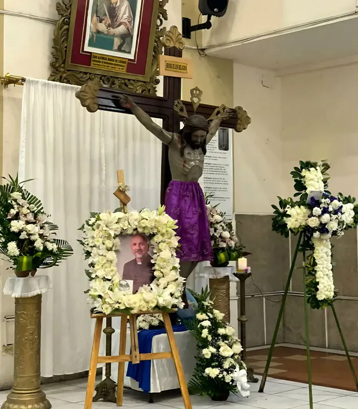 Priest's family breaks silence with explosive statement about crucifix falling on him, after his haunting final words are spoken 18 Priest's family breaks silence with explosive statement about crucifix falling on him, after his haunting final words are spoken