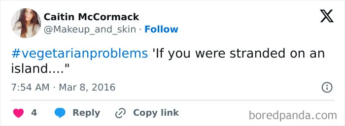 65 Funny Vegetarian Tweets For Those Who Are Tired Of Explaining Their Diet For The 100th Time