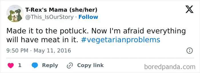 65 Funny Vegetarian Tweets For Those Who Are Tired Of Explaining Their Diet For The 100th Time
