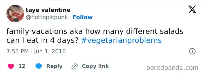 65 Funny Vegetarian Tweets For Those Who Are Tired Of Explaining Their Diet For The 100th Time