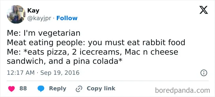 65 Funny Vegetarian Tweets For Those Who Are Tired Of Explaining Their Diet For The 100th Time
