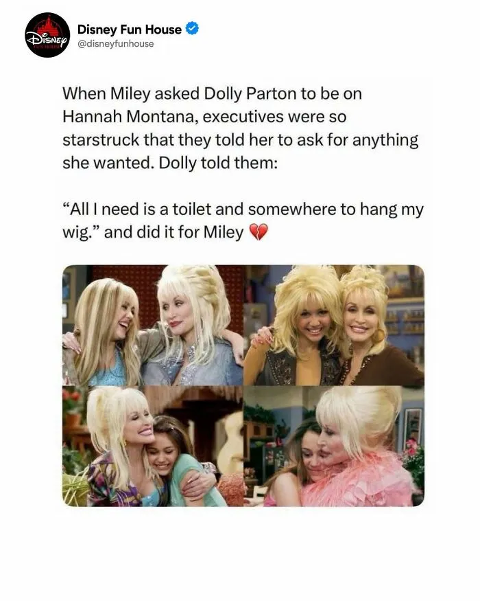 Dolly Parton and Miley Cyrus on Hannah Montana talk about Dolly's role