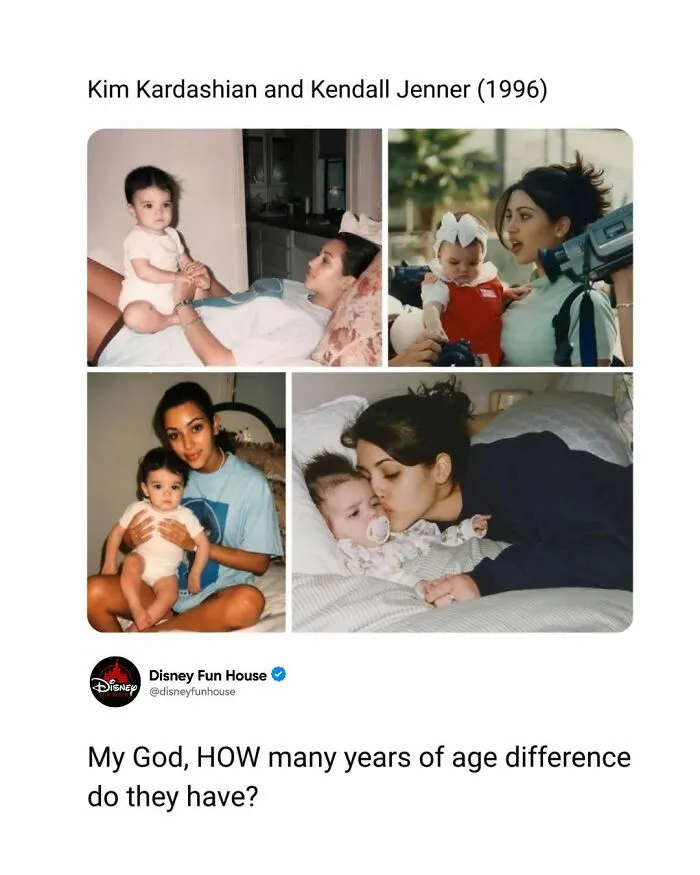 Vintage photos of Kim Kardashian and Kendall Jenner as babies and toddlers in 1996