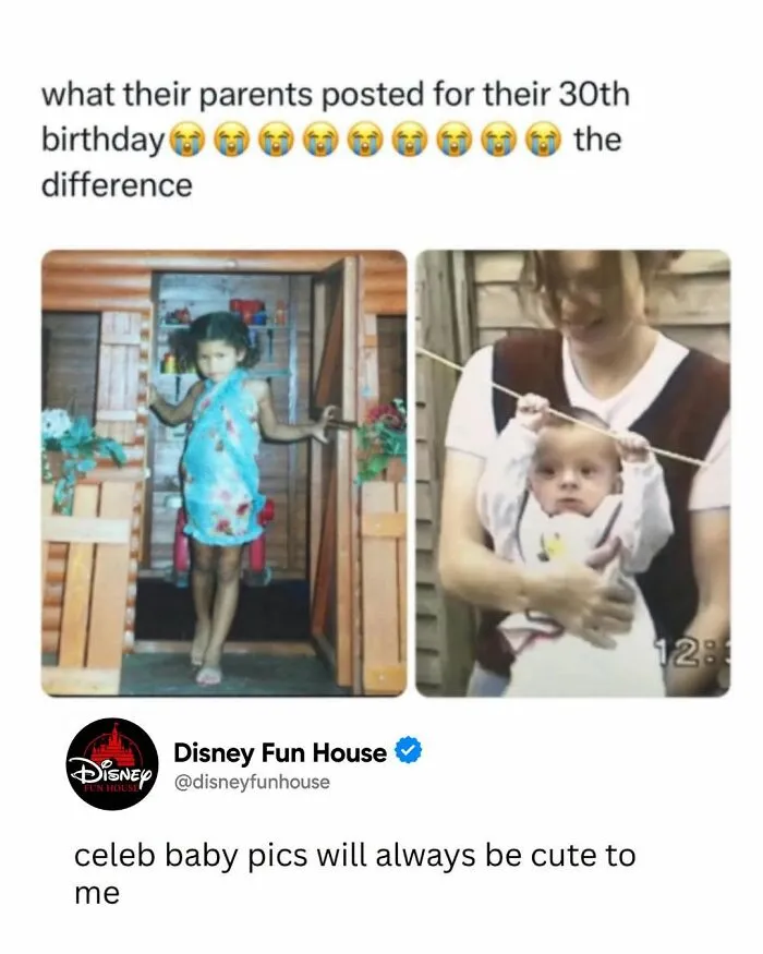 Celeb baby pictures showing cute childhood moments of famous personalities