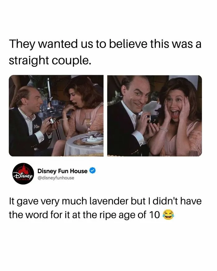 Screenshot of movie scene hinting couple's relationship with surprising twist