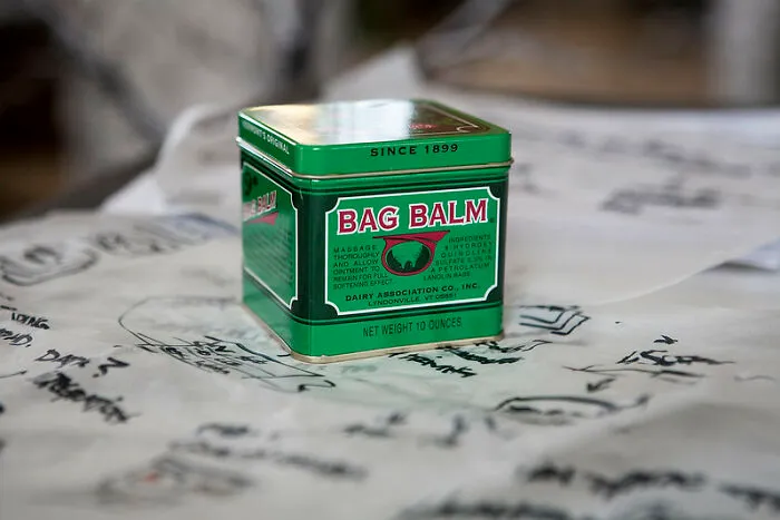 Bag Balm ointment tin representing practical life hacks for skin care