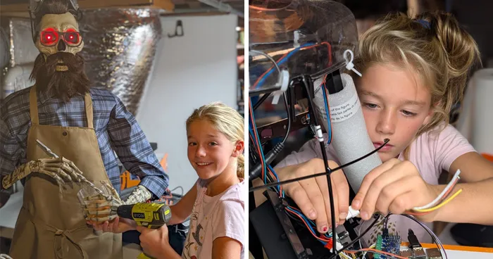 “He Only Knew Three Sentences!”: How A 9-Year-Old Gave A Halloween Skeleton A Brain, A Voice And A Personality