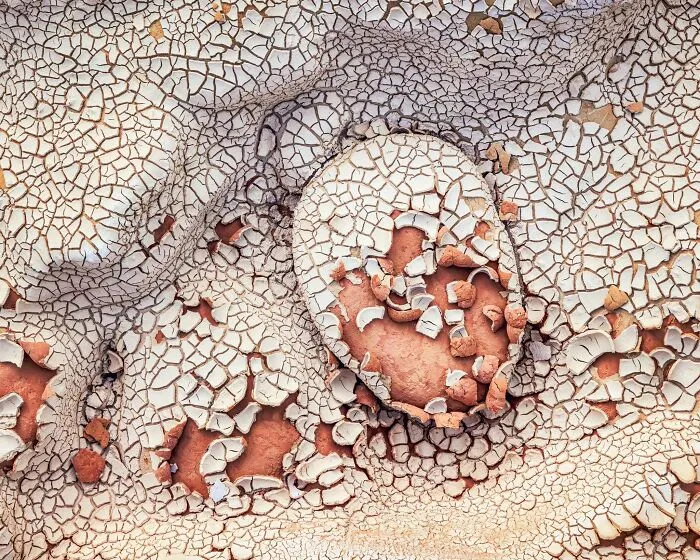 Dry cracked earth abstract pattern for Natural Landscape Photography Awards 2026
